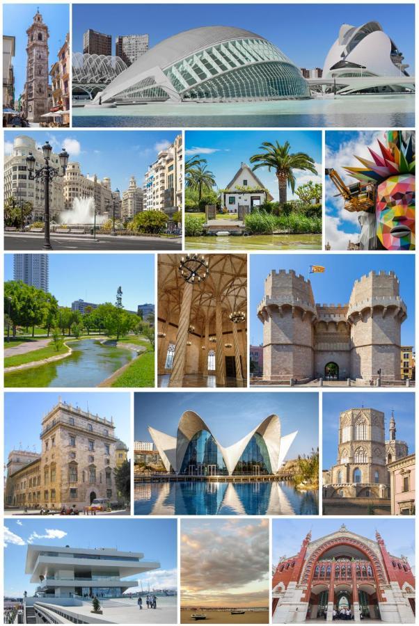 Lovely Modern Flat Valencia Center Bagian luar foto